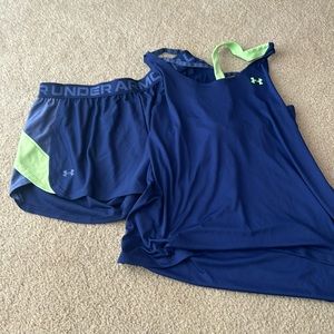 Under Armour tank & short set.